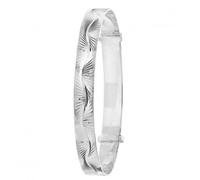 Acotis Silver Expandable Bangle Round Dia Cut G4410 - Timeless - Sterling Silver