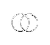 Acotis Silver Hoop Earrings G5181 - Modern Style | Acotis - Sterling Silver