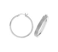Acotis Silver Hoop Earrings Twisted G5113 - Signature Edition | - Sterling Silver