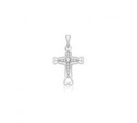 Acotis Silver Necklace Zirconia Cross G61157 - Signature Edition - Sterling Silver
