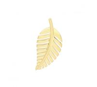 Acotis Silver Pendant Gold Plated Leaf G61074GP - Contemporary - Sterling Silver / Gold Plated