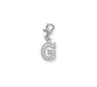 Acotis Silver Pendant Zirconia Initial G6282/G - Exclusive - Sterling Silver