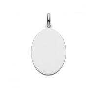Acotis Silver Personalize Tags Oval G61035 - Elegant Styling | - Sterling Silver