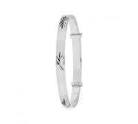 Acotis Silver Round Dia Cut Babies Bangle G4368 - Premium Finish - Sterling Silver