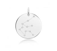 Acotis Silver Zodiac Rhodium Constellation Aquarius G61103 - - Sterling Silver / rhodium Plated