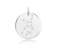 Acotis Silver Zodiac Rhodium Constellation Virgo G61106 - - Sterling Silver / rhodium Plated