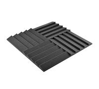 AcousPanel Acoustic Foam, Pack of 28 Acoustics Panels, Dimensions 30x30x3cm, Anthracite Grey .Uncompressed