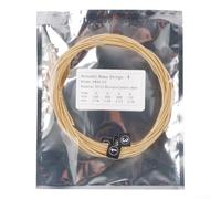Acoustic Bass Strings 4 String Set Brass Wound 045-100 Gauge for Long Scale Bass Guitar