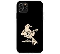 Acoustic Bird Playing Banjo Mandolin Music Case for iPhone 11 Pro Max