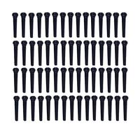 Acoustic Black Pins Guitar Pegs 100pcs String Bridge Plastic | Portable Puller Extractor Tool, Replacement Accessory for Acoustic Instruments, Compact Removal Aid