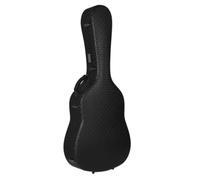 Acoustic Case Guitar Bag Case Cover Shell Carrier with Rigid Core Accessory Compartment Strap Options Suitable for Travel rehearsals gigs Commuting