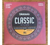D'Addario Classical Guitar Strings EJ27N 3/4 Classics – Student Nylon, Normal Tension