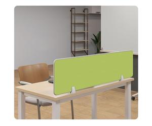 Acoustic Desk Divider 16mm Thi Soundproof Partit Green 30x100 cmOfficeDesk Separator for Enhanced