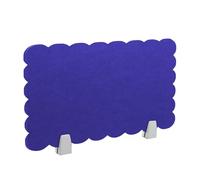 Acoustic Desk Divider 35.2"x12" - Freending Felt Partit for Office & Classroom Privacy, Noise Reduct, Visual Distract Control - Navy Blue
