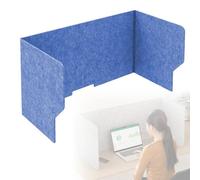 Acoustic Desk Divider 80cm Felt Privacy Partition NoiseReducing UShaped Office Screen Perfect for Creating Quiet Workspaces & Enhancing Focus