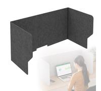 Acoustic Desk Divider 80cmFelt Privacy Partition NoiseReducing UShaped Office Screen Perfect for Creating Quiet Workspaces and Enhancing Focus