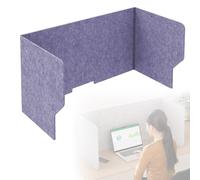 Acoustic Desk Divider 80cmFelt Privacy Partition NoiseReducing UShaped Office Screen Perfect for Creating Quiet Workspaces and Enhancing Focus