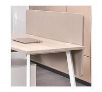 Acoustic Desk Divider Brown Soundproof Privacy Panel 120x60 cm Cubicle Partit Noise Reduct for Office De Effective Solut for Worpace Privacy