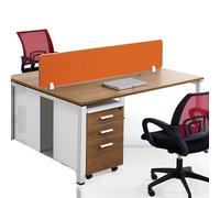 Acoustic Desk Divider Panel - 30cm Height Soundproof Cubicle Partition for Office & Classroom Easy Clamp-on Design Enhance Privacy & Reduce Noise
