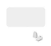 Acoustic Desk Divider Panel - Freestanding Noise Reducing Clamp-On Partition for Office School & Work From Home - Enhance Focus & Productivity