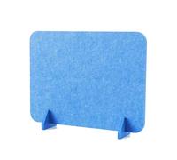 Acoustic Desk Divider Panel - Freestanding Soundproof Privacy Partition for Office & Classroom Blue Noise-Reducing Shield - Boost Focus & Productivity