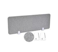 Acoustic Desk Divider Privacy Panel - Noise Reducing Partition for Offices Classrooms & Homes - Gray 30x100cm - Enhance Privacy & Focus