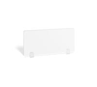 Acoustic Desk Divider Privacy Panel Sneeze Guard Table Separator Sound Absorbing Partition Office Desk Shield with 2 Clips for Enhanced Workplace Privacy
