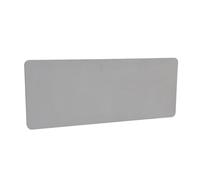 Acoustic Desk Divider Sound Absing Partit for Office Cubicles & De Light Grey 120 x 40 cm Noise Reduct Enhanced Privacy Modern Design