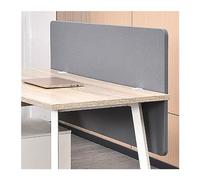Acoustic Desk Divider - Soundproof Privacy Panel for Office Noise Reduction Cubicle Partition Gray 100x60cm Effective Workspace Solution for Enhanced Focus and Productivity