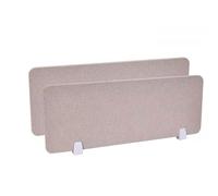 Acoustic Desk Divider - Soundproof Privacy Panel Freestanding Partitions Noise-Reducing Office Divider 2 Pack (Camel 120x30cm) for Enhanced Focus and Privacy