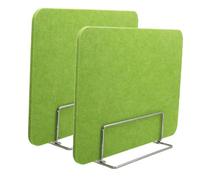 Acoustic Desk Partit 30x60cm Green Rounded Corners Easy Installat Soundproof Perfect for Home and Office Enhance Privacy and