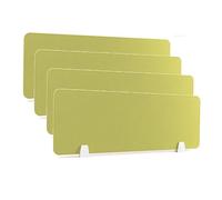 Acoustic Desk Privacy Divider 4 Pack Freestanding Green Desktop Partit 30x120CM for Noise Reduct & Visual Distract Control Ideal Office Solut