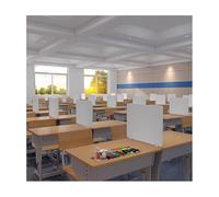 Acoustic Desk Privacy Divider - Noise Reducing Panel for Students & Home Office, Soundproof Table Partition (40x50cm) - Enhance Focus & Productivity