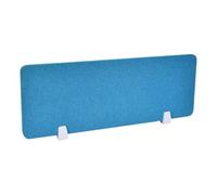 Acoustic Desk Privacy Panel - Lightweight Noise Partition Barrier with Clamps for Visual Privacy in Schools Offices Restaurants & Hotels - Enhance Comfort & Focus
