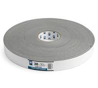 Acoustic Double-Sided Foam Tape, Self Adhesive, Sound Insulation, for Drywall, Walls, Ceilings and Floors, 30m, Available in 30mm, 50mm, 95mm (30mm x 30m)