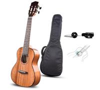 Acoustic Electric Box Type Mahogany Acacia Wood All-veneer Ukulele Professional Beginner(26 inch)