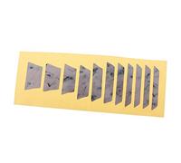 Acoustic Electric Guitar Fretboard Inlay Sticker Guitar Fret Decal Marker 2 trapezoidal white clam