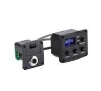 Acoustic Electric Guitar Preamp EQ Pickup Digital Tuner Pickup Preamplifier 4 Band Tuner System With LCD Display Tuner