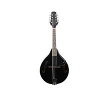 Acoustic Electric Mandolins Instrument 8-String Basswood Ebony Mandolin Set A Style Mandolin Set With Case Strings For Beginners Practice Instruments(Black)