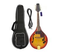 Acoustic Electric Mandolins Instrument Electric Mandolin Set 8 Strings A Style Electric Mandolin With Case Strings For Beginners Adults Instruments(B)