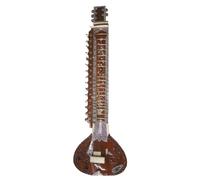 ACOUSTIC-ELECTRIC U?TRA-RESONANT SITAR with REINFORCED NECK, 2-WAY GUITAR TUNER KEYS, SEMI-ACOUSTIC. FULL CEDAR WOOD CONSTRUCTION.