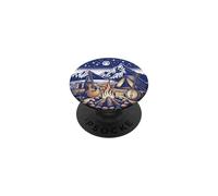 Acoustic Feelings Summer Camping Vacation Folk Music PopSockets Adhesive PopGrip