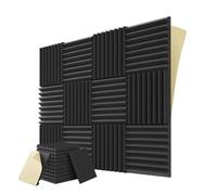 Acoustic Foam 12Pack Sound Proof Foam Panels With Self Adhesive Acoustic Soundproof Wall Panels For Gaming And Studio 1X12x12in