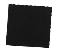 Acoustic Foam Egg Crate Panel, Black Sponge Wave Surface for Studios | Churches Fit, Echo Absorption, Sound Absorption, Egg Carton Design, Wave-Like Surface, Black Sponge