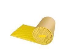 Acoustic foam panels 1 Pc 50x200cm Egg-Crate Panel for Studio, KTV & Office, High-Density Sound Insulation Wall Treatment(Yellow,2cm)