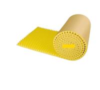 Acoustic Foam Panels 1Pc 50x200cm Acoustic Foam Self-adhesive Egg Sound Insulation Panel High Density Studio KTV Office Wall Panel 2/3.5cm Thickness(Yellow,3.5cm)