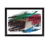 Acoustic Guitar (2) V2 Framed Print | A2 Black Framed Wall Art | Ready to Hang | Modern Music Picture | Living Room Bedroom Lounge Office