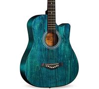 Acoustic Guitar 38" Classical Guitar With Performance Bag Steel String Strap Beginners Adults Guitar Popular Music Playing, 9 Colors,H,bonny369