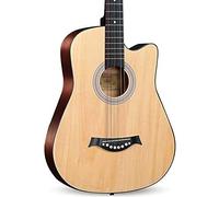 Acoustic Guitar 38" Classical Guitar With Performance Bag Steel String Strap Beginners Adults Guitar Popular Music Playing, 9 Colors,C,bonny369