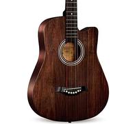 Acoustic Guitar 38" Classical Guitar With Performance Bag Steel String Strap Beginners Adults Guitar Popular Music Playing, 9 Colors,G,bonny369
